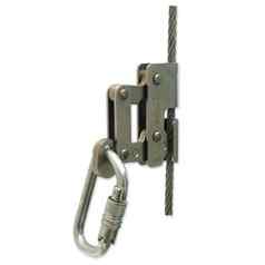 Detachable Traveller for Wire Rope with Autolocking Carabiner