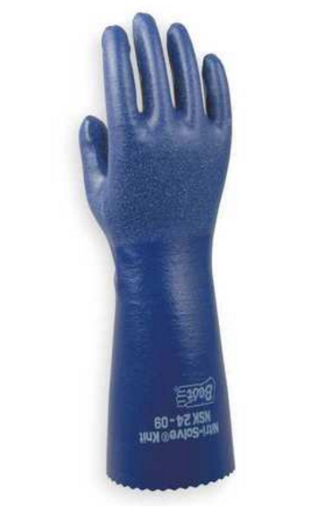 SHOWA-BEST CHEMICAL RESISTANT GLOVE. 12/PK