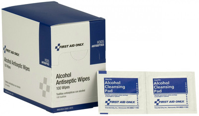 Alcohol Wipes, 100/Box