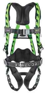 AirCore Construction style harness with tongue buckles.