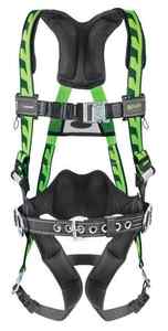 AirCore Construction style harness with Qick-Connect buckles.