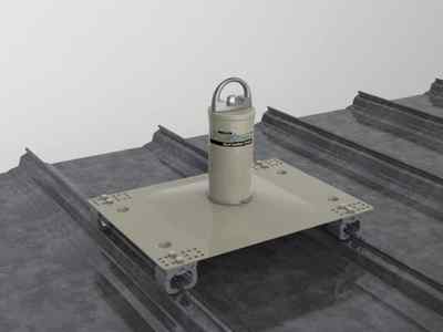 Fusion Roof Anchor Posts- Large base for standing seam spacing 