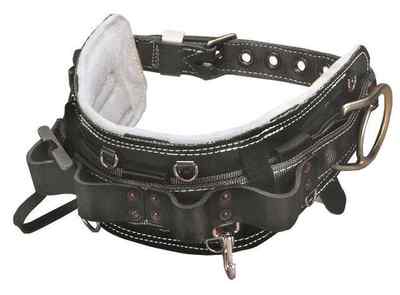 Miller Linemens Belts-  Leather body pad with 1-3/4-in. waist strap
