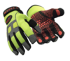 HiVis insulated Super Grip Glove. 1 Pair.