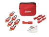 PORTABLE LOCK OUT KIT, ELECTRICAL LOCKOUT, 19. 1 EACH.