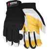 Fasguard Gloves With a White and Yellow Goatskin Leather Palm 
