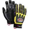 ForceFlex, Back of Hand Protection Gloves With Yellow Mesh Fabric