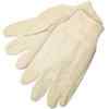 Absorbent, Cotton Canvas, Knit Wrist, Straight Thumb Gloves 