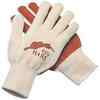Abrasion Resistant, 100% Cotton Shell, Russet Nitrile Dip Gloves 
